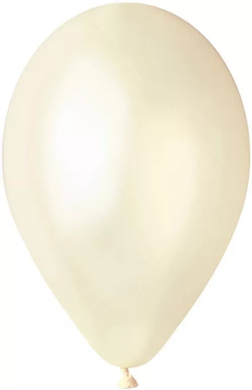 Balony Gemar metalik kość słoniowa 30,5cm 100szt - tantis.pl