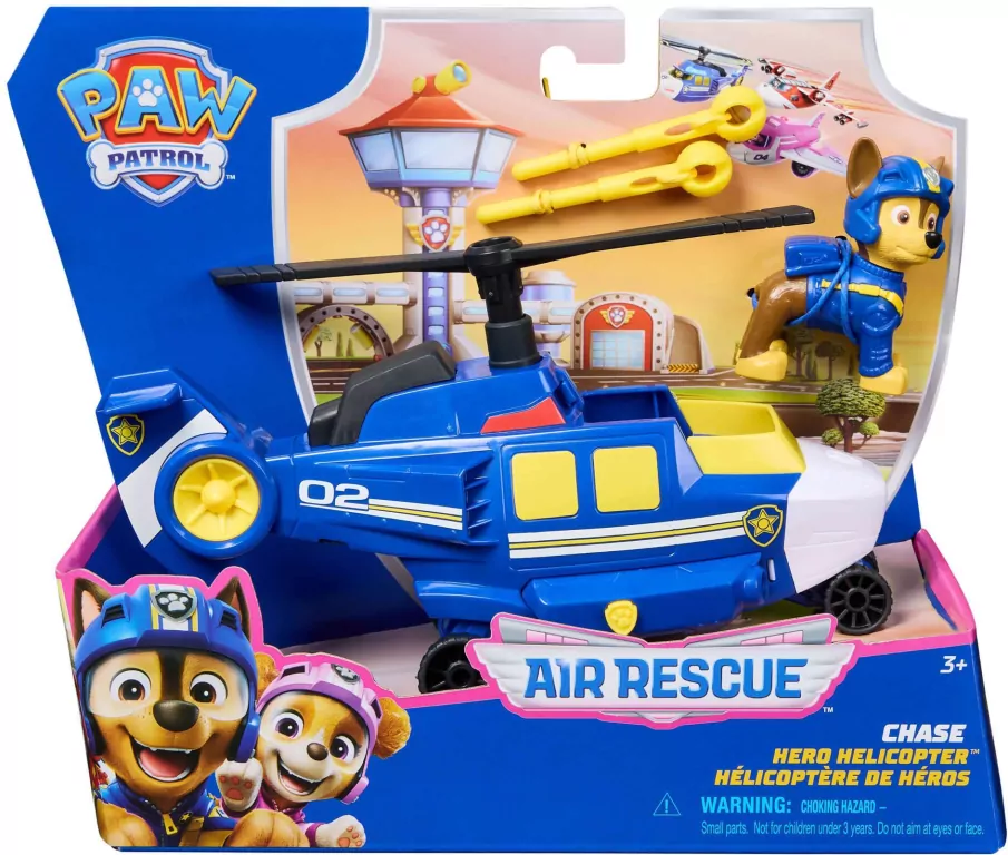 Psi Patrol: Air Rescue. Pojazd tematyczny Chase'a - tantis.pl