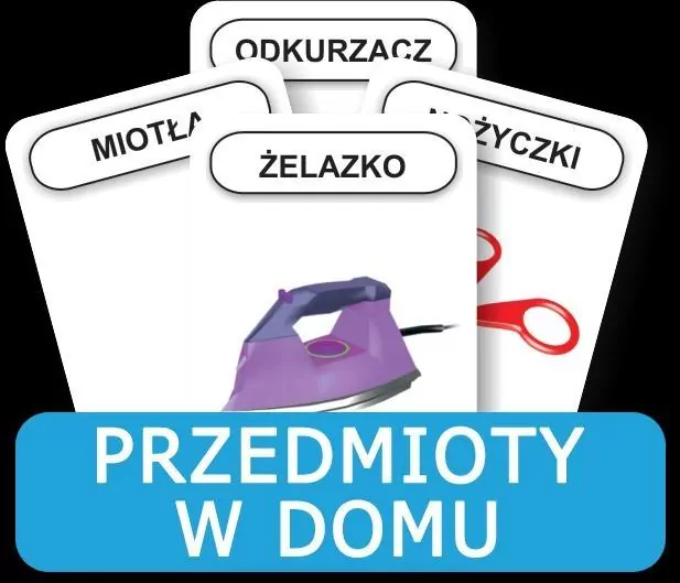 Rozwijamy mowę i myślenie dziecka. Przedmioty w domu. - tantis.pl