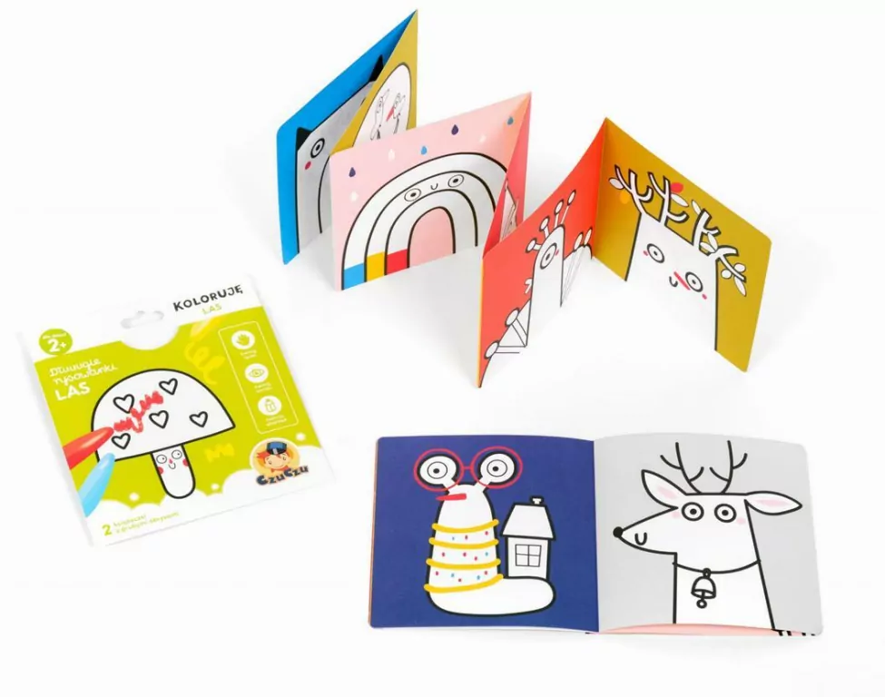 CzuCzu. Koloruję Las. Dłuuugie kolorowanki - tantis.pl