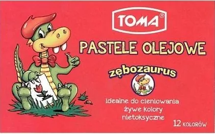 Pastele olejowe De Luxe 12 kolorów TOMA - tantis.pl