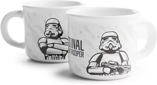 Filiżanki porcelanowe do espresso Star Wars - tantis.pl