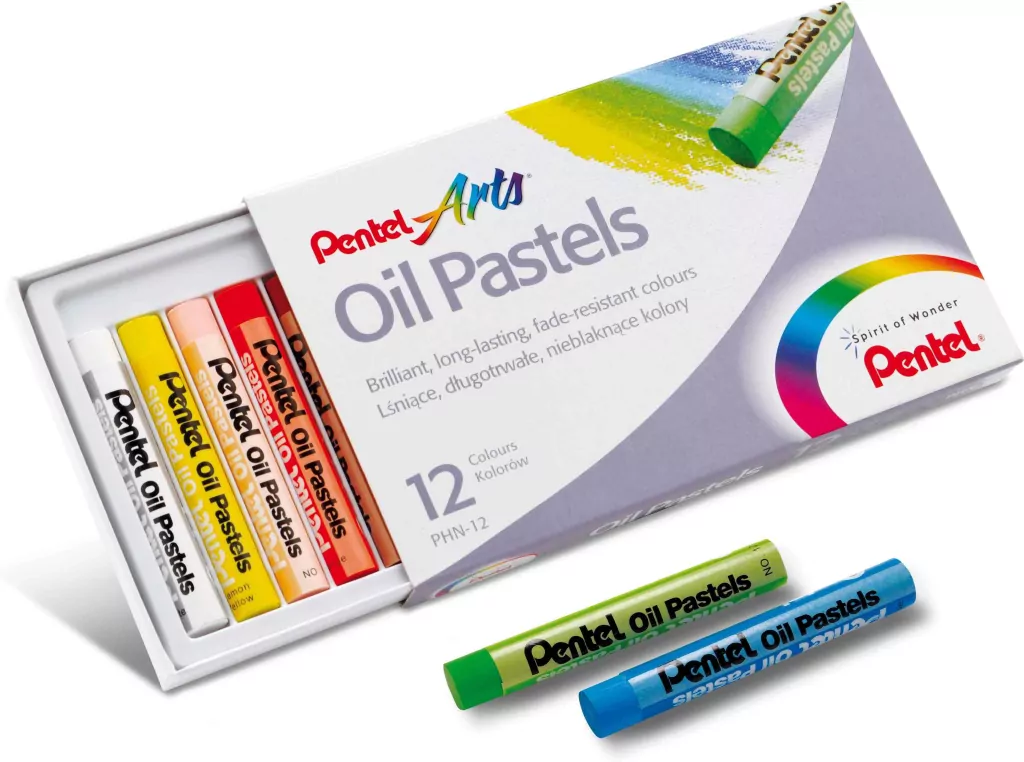 Pastele olejne. 12 kolorów - tantis.pl