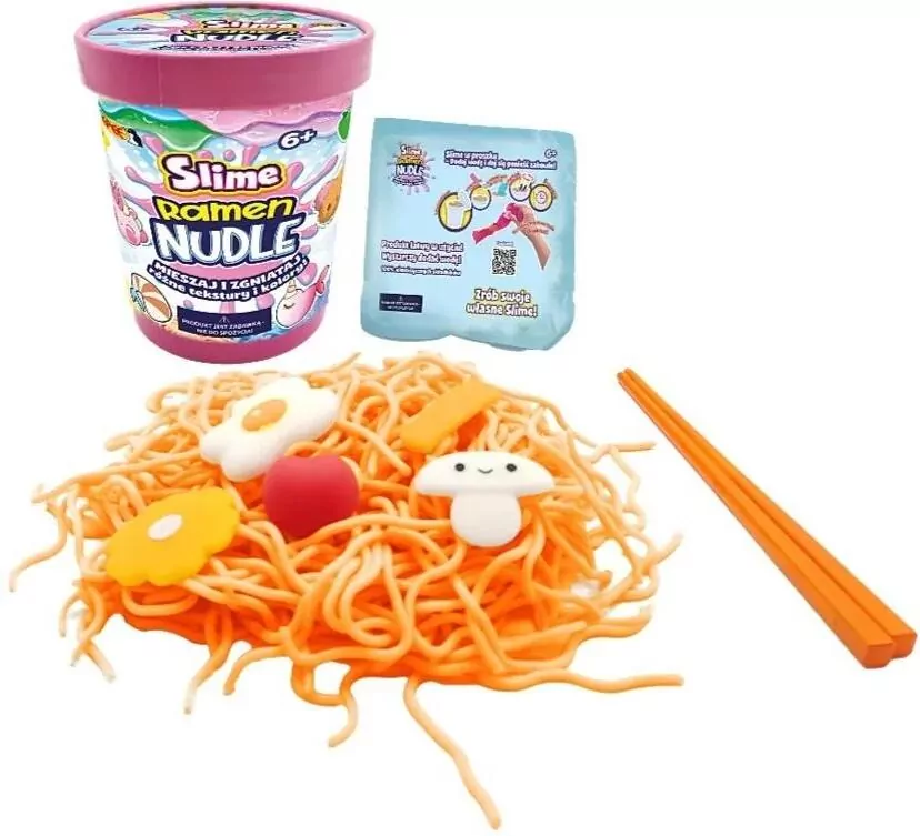 Slime Ramen Nudle uśmiechnięty grzybek - tantis.pl