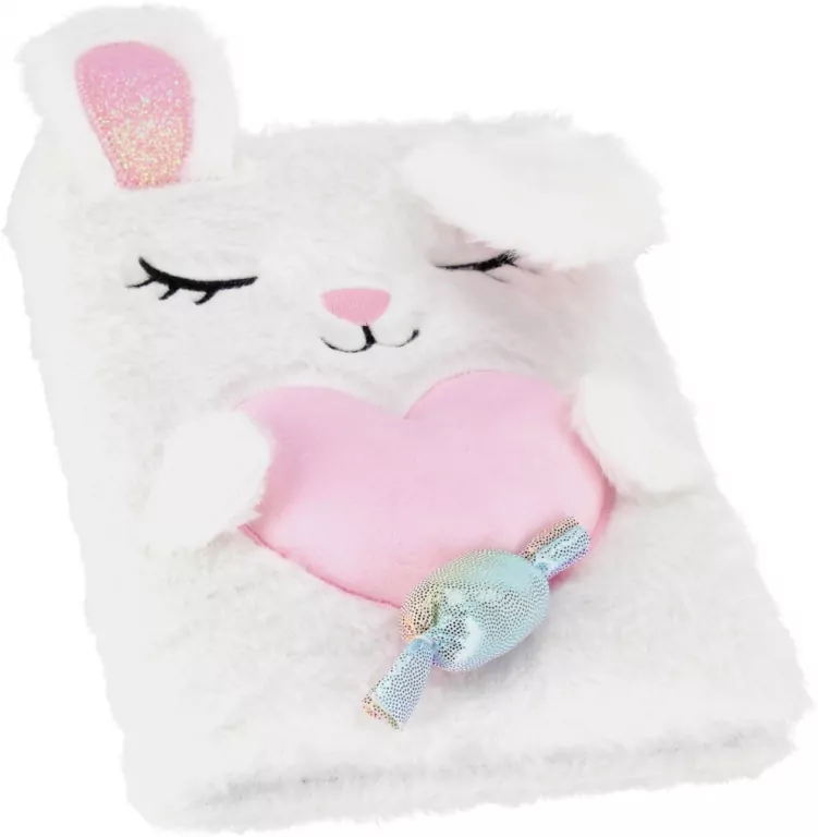 PAMIETNIK PLUSZ A5/80K RABBIT HEART STK PBH12 - tantis.pl