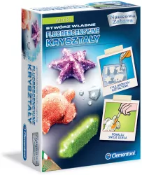Stwórz własne fluorescencyjne kryształy. Naukowa zabawa. 60584