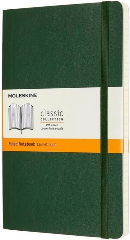 Notes 13x21 gładki myrtle green MOLESKINE - tantis.pl