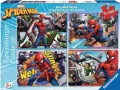 Puzzle 4x100. Spider Man - tantis.pl