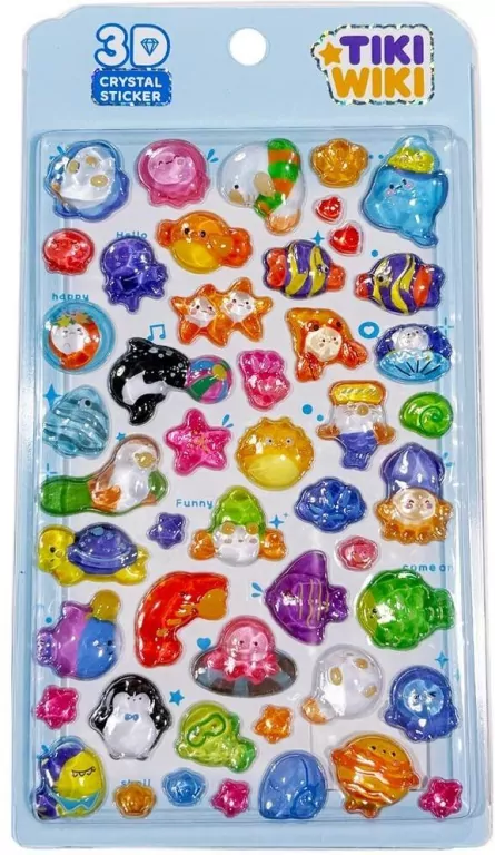 Naklejki 3D Crystal Rybki - tantis.pl
