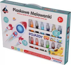 Genialny dzieciak. Piankowa wyklejanka Pojazdy