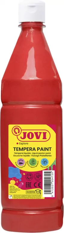 Farba plakatowa JOVI 1000ml czerwona - tantis.pl