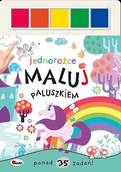 Jednorożce. Maluj paluszkiem - tantis.pl