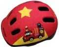 Kask rowerowy dziecięcy M 52-56 cm. Straż, czerwony - tantis.pl