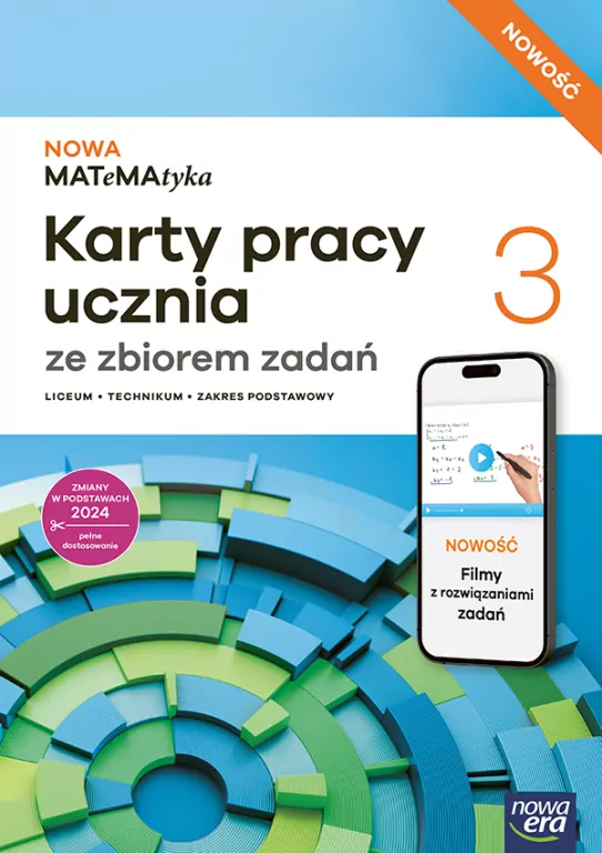 NOWA Matematyka. Matematyka 3. Karty pracy ucznia. Zakres podstawowy. Liceum i technikum. Nowa edycja - tantis.pl