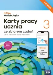 NOWA Matematyka. Matematyka 3. Karty pracy ucznia. Zakres podstawowy. Liceum i technikum. Nowa edycja