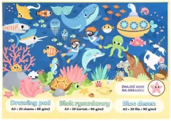 Blok rysunkowy A3/20K 90g Głębiny