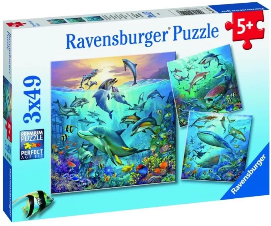 Puzzle 3x49. Podwodne życie - tantis.pl