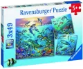 Puzzle 3x49. Podwodne życie - tantis.pl