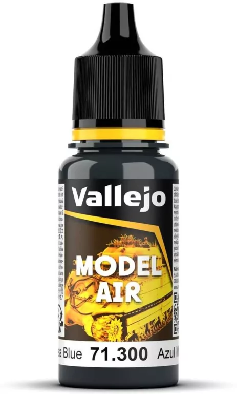 Vallejo: 71.300 - Model Air - Glossy Sea Blue (17 ml) - tantis.pl