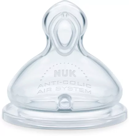 NUK. First Choice. Smoczki do butelki silikonowe. Rozmiar S. 2 sztuki - tantis.pl