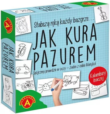 Jak kura pazurem