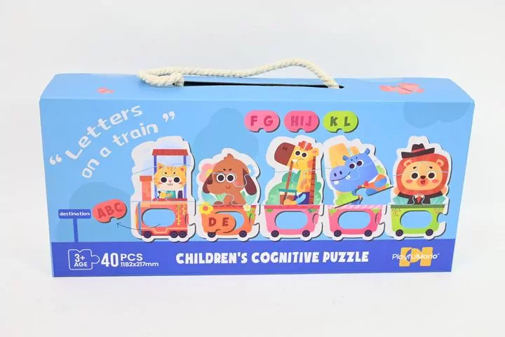 Układanka puzzle-pociąg 40el G210427 91165 - tantis.pl
