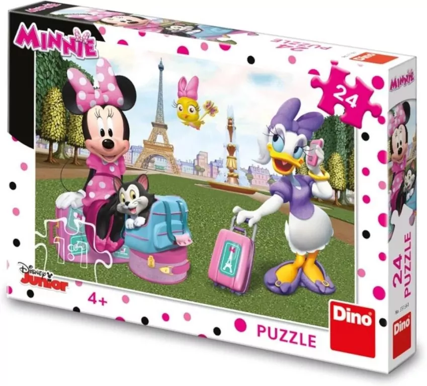 Puzzle Myszka Minnie w Paryżu 24el - tantis.pl