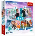 Puzzle 4w1. Frozen. Niezwykły świat - tantis.pl