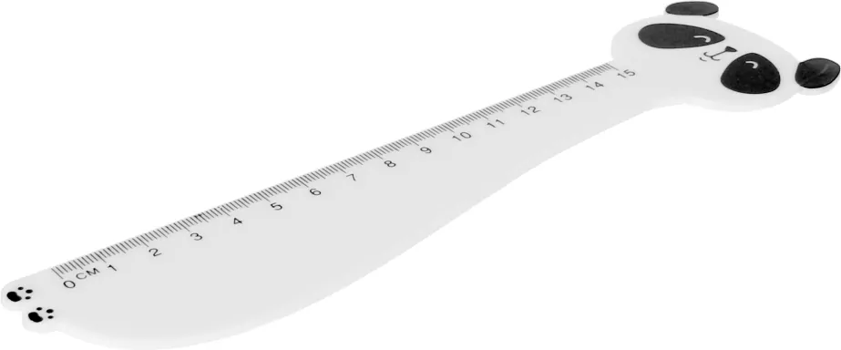 Linijka plastikowa 15cm Panda - tantis.pl