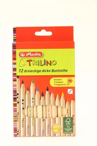 Kredki drewniane. 12 kolorów - tantis.pl