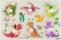Układanka drewniana Dino 23x15x1 - tantis.pl