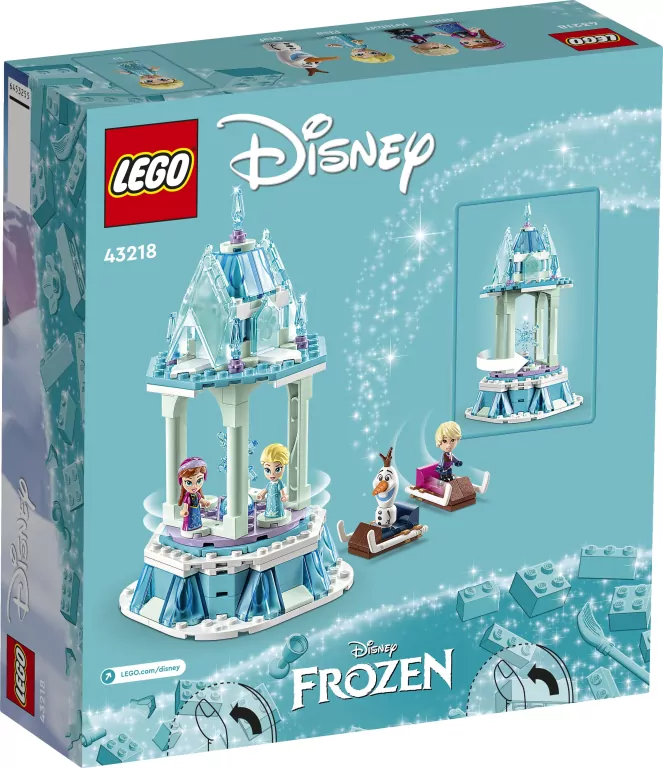 LEGO® Disney Frozen. Magiczna karuzela Anny i Elzy. 43218 - tantis.pl
