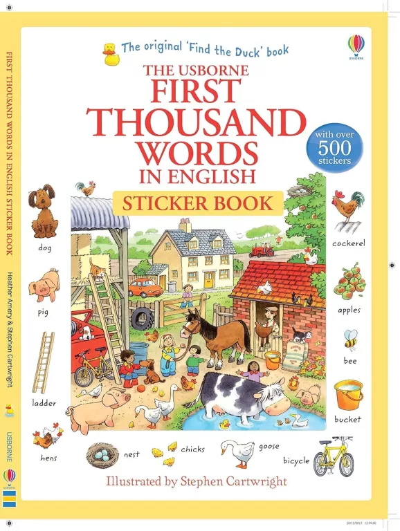First Thousand Words in English. Sticker Book - tantis.pl