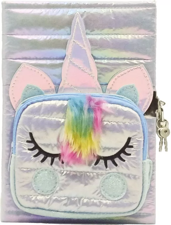 Pamiętnik Unicorn z kieszonką biały STnux - tantis.pl