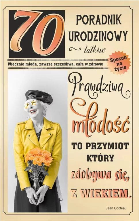 Kartka okolicznościowa. Urodziny 70. U57 - tantis.pl
