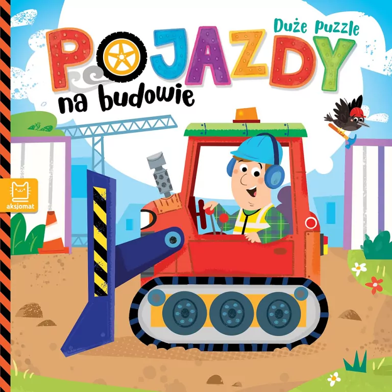 Duże puzzle. Pojazdy na budowie - tantis.pl