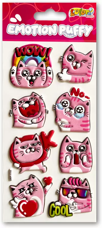 Naklejki puffy Emotion Cat - tantis.pl