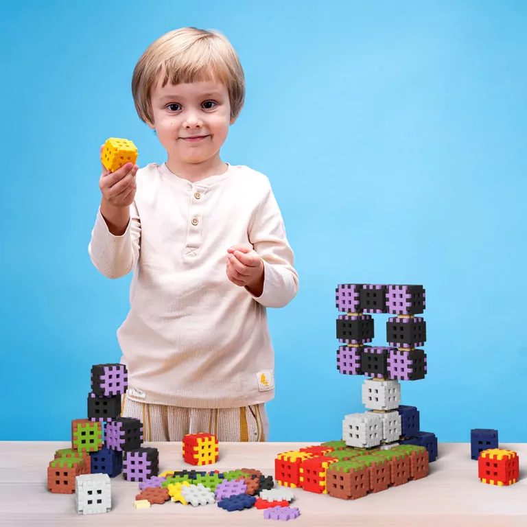Marioinex Mini Waffle Green Blocks 206 el. - tantis.pl