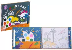 Kolorowanki z farbkami dinozaury