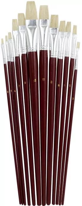 Pędzle płaskie 579 szczecina GRAND - tantis.pl