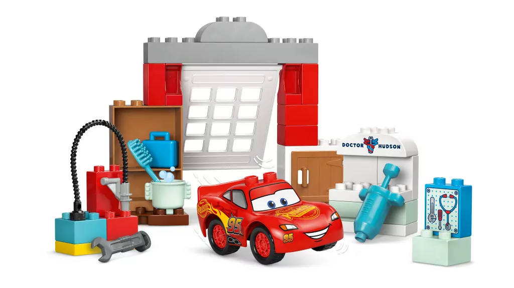 LEGO® Duplo. Wizyta McQueena w warsztacie Wójta 10456 - tantis.pl