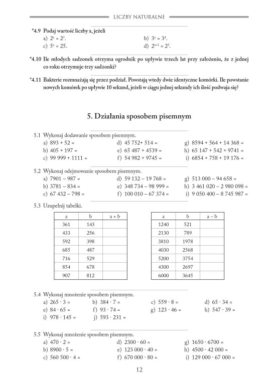 Zbiór zadań z matematyki dla uczniów klas IV-VI szkół podstawowych. Wydanie II zmienione - tantis.pl