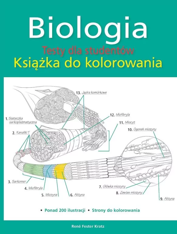 Biologia Testy dla studentów do kolorowania - tantis.pl