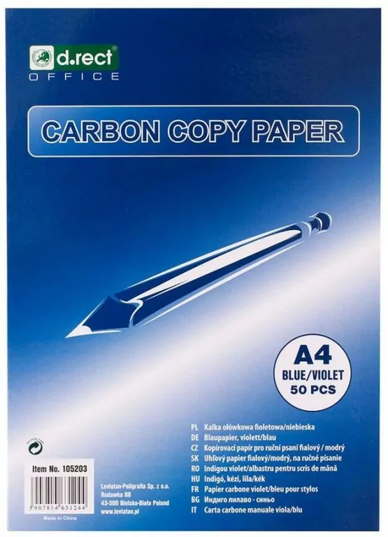 Kalka ołówkowa fioletowo/niebieska A4 a'50 - tantis.pl