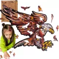 Puzzle drewniane eko 125. Orzeł karpacki - tantis.pl