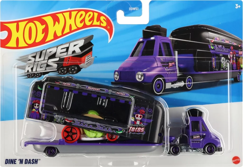Hot Wheels Ciążarówka + Autko Rock n' Race - tantis.pl