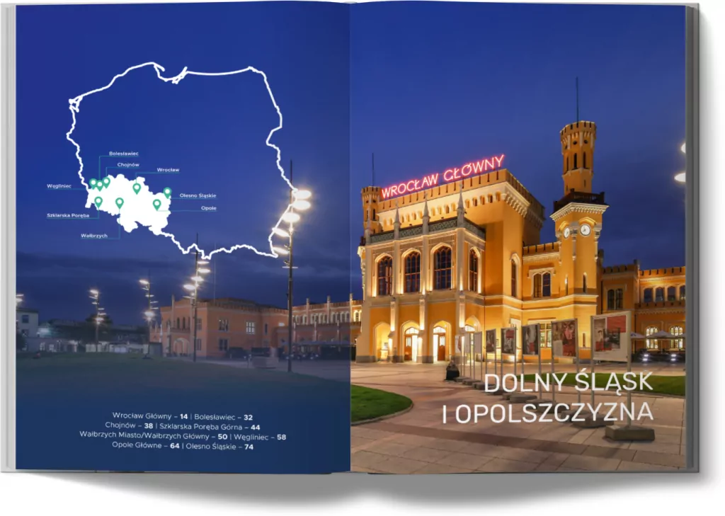 Polska na kolejowych szlakach. Architektura, historia, nowoczesność - tantis.pl