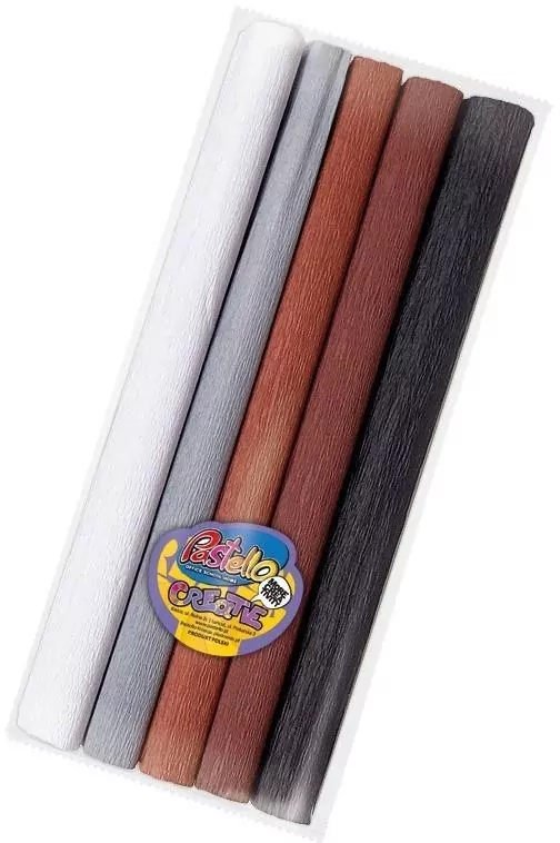 Bibuła mini 25x200cm odcieni ziemi 5 kolorów - tantis.pl