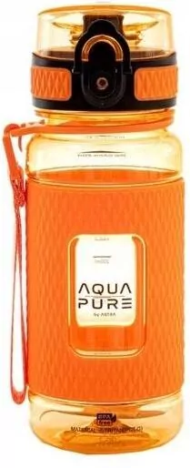 Bidon Aqua Pure 400ml neon orange ASTRA - tantis.pl