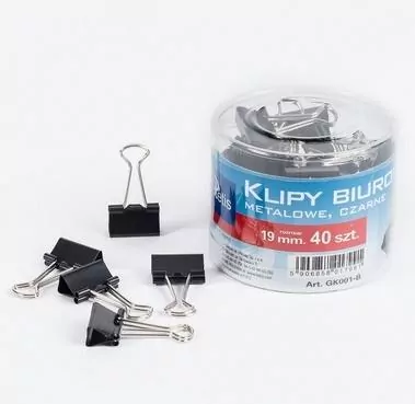 Klip biurowy 15 mm, 60 tuba - tantis.pl
